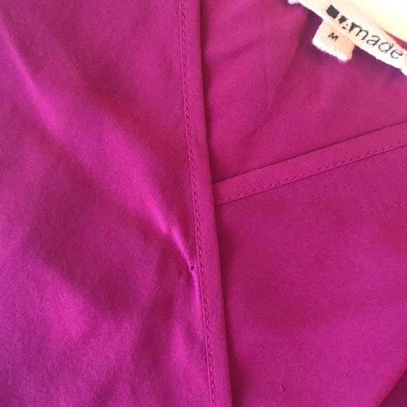 LAMADE Magenta Pure Silk Dress - Picture 6 of 8